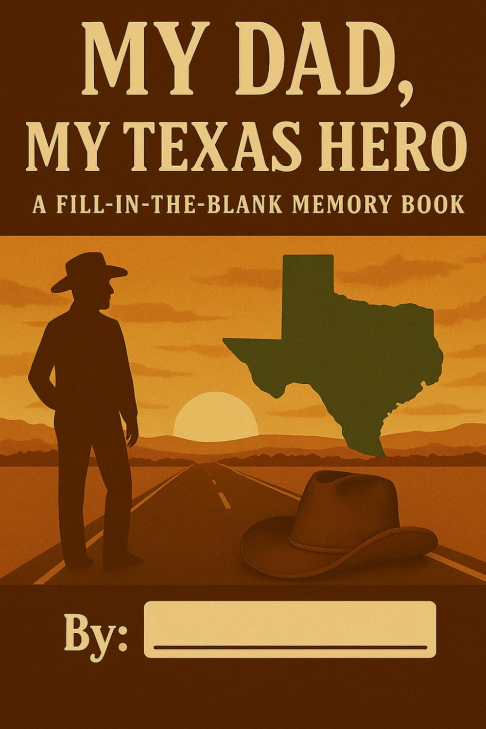 My Dad, My Texas Hero: A Fill-in-the-blank memory book