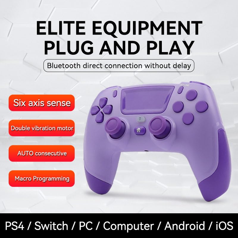 RALAN Wireless Controller front view with features highlighted