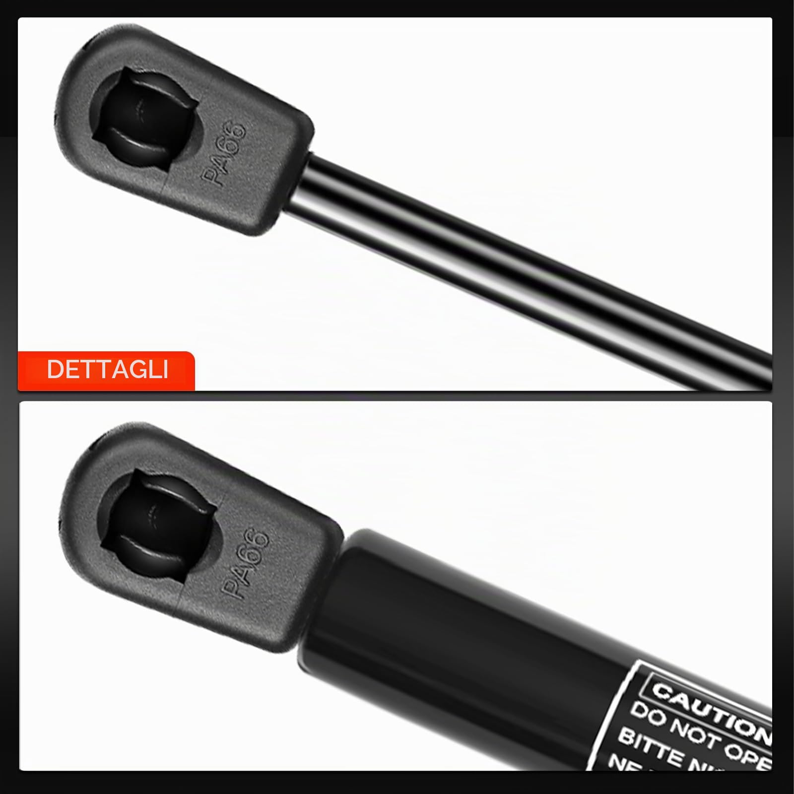 Frankberg 2x Molle a gas Portellone posteriore Compatibile con Punto 188 1.2L-1.9L Limousine 1999-2012 3-Porte Replace# 46744596