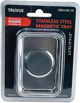 Small Rectangular Stainless Steel Magnetic Tray: MC-17466