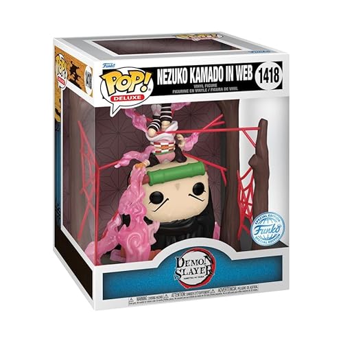 Figurine Funko Pop Deluxe Demon Slayer Nezuko in Web Neuf - vue 5