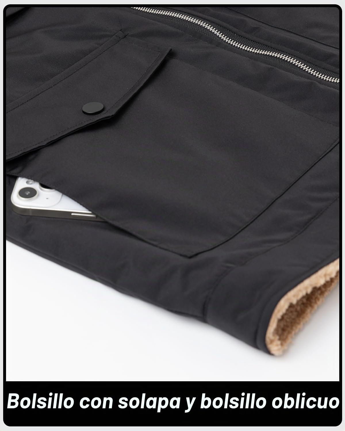 Chaleco de Invierno para Hombre Forro Polar Cálido Chaqueta sin Mangas Otoño Bodywarmers Abrigo Exteriores Chaleco