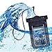Waterproof Touch-ID Fingerprint Enabled Pouch Dry Bag Case Full Cover for iPhone X 8 8+ 7 7S 7+ 6 6S 6+ 5S 5C 5 4 3 iPod Touch Samsung and Smartphones with Screen Size up to 6.5