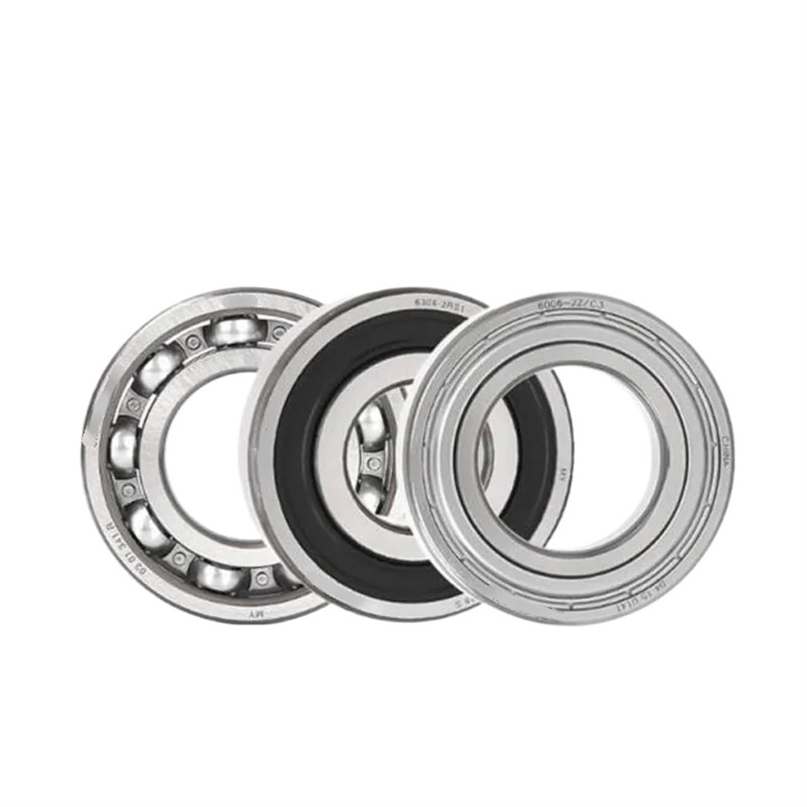 PATIKIL 609-2RS 9x24x7mm ABEC-3 Profonda Scanalatura Sfere Cuscinetti 2pz Cr