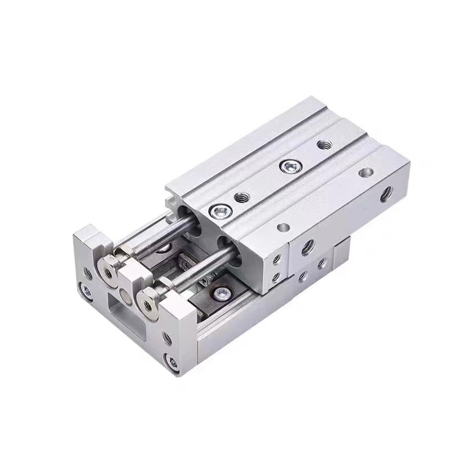 Vérin pneumatique linéaire MXS25 double tige pour table de guidage