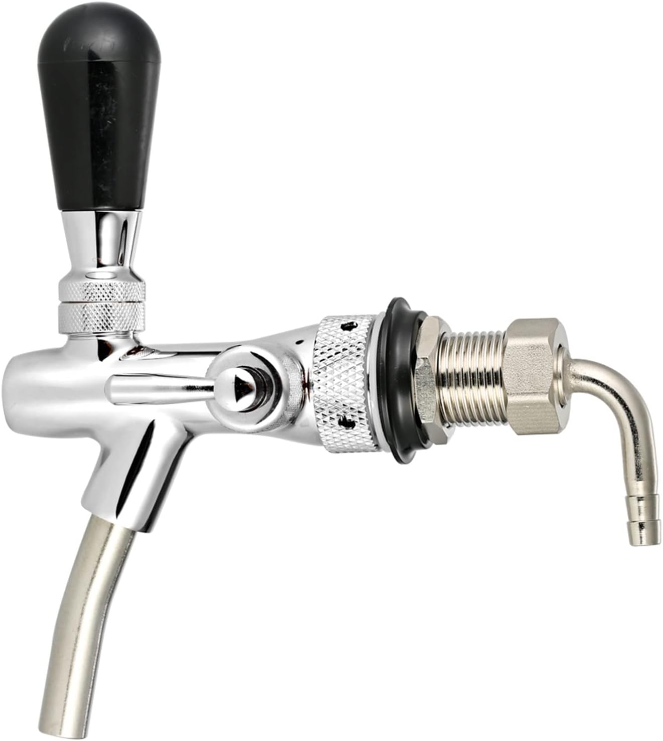 Brewing Making Tool Beer Tap Adjustable Flows Chrome Draft