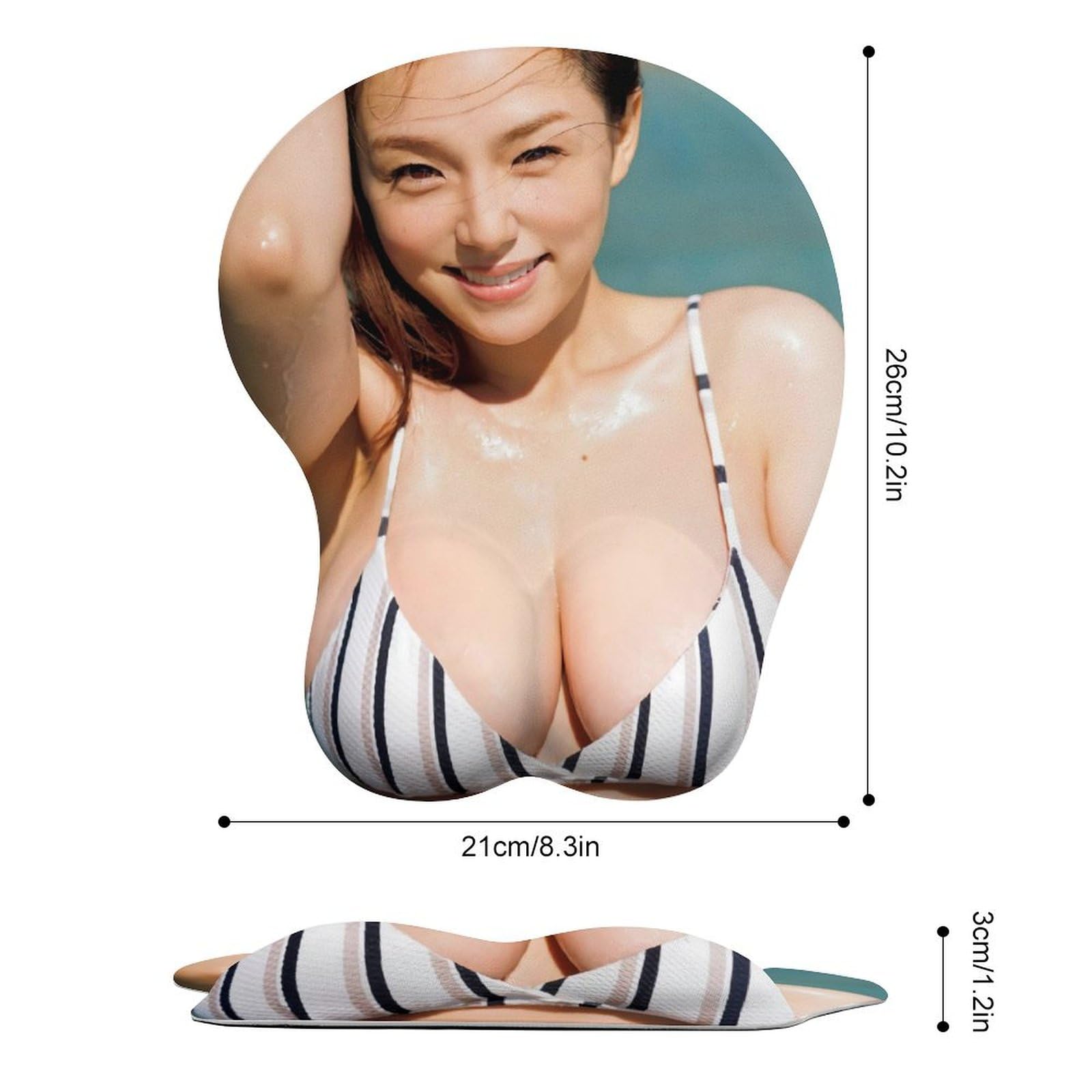Amazon.co.jp: 篠崎愛マウスパッド 3D 立体マウスパッド 耐久性良い