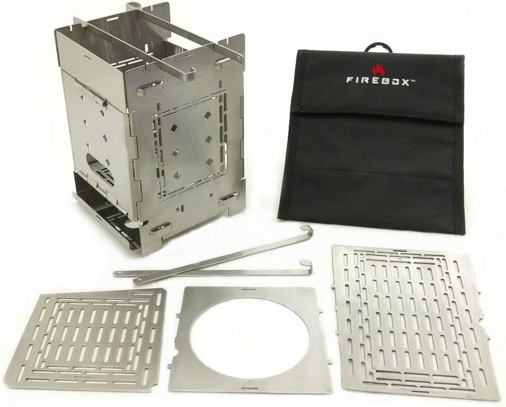 Firebox Stainless Steel Nano Stove G2 + XCase Kit Wood