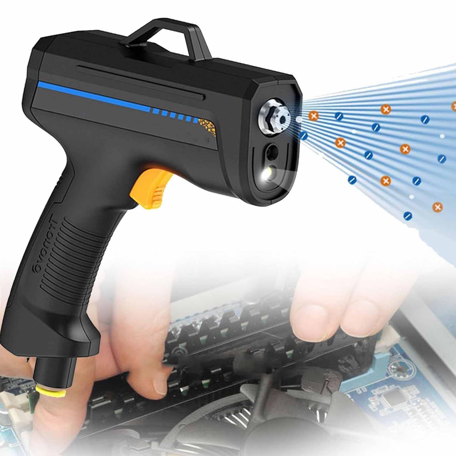 Pistola Aire Ionizante Portátil,Ionizador Antiestático,Eliminador Electrostático,Balanza Iónica Para Eliminación Estática.Eliminador Estática Aire Ionizante