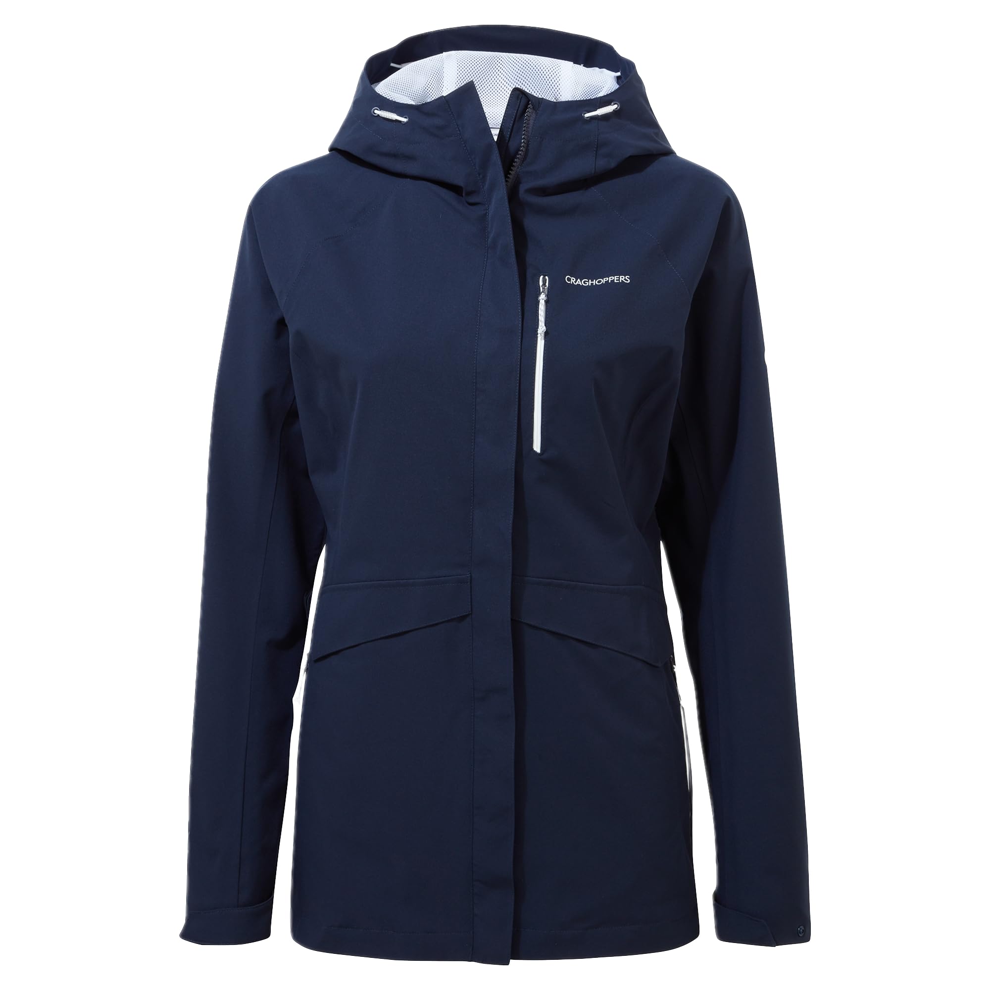Craghoppers Women's Caldbeck Waterproof Jacket, Wind Resistant, Breathable & Stretchable - Perfect for Outdoors, Walking, Hiking & Camping