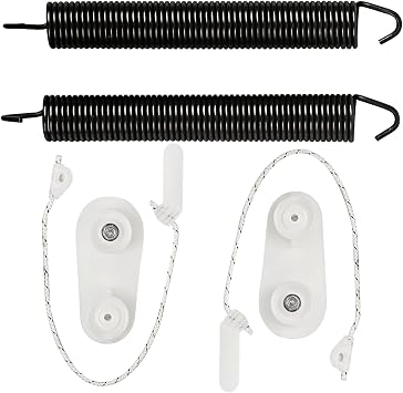 8194001 Dishwasher Door Balance Link & 8270020 Dishwashers Door Spring Kit Fit for Whirlpool Maytag Dishwasher, Replace AP6012319, PS11745526, 1059756