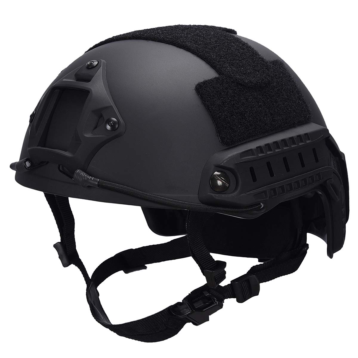 LOOGU Fast Base Jump Tactical Helmet for Airsoft with 12-in-1 Headwear