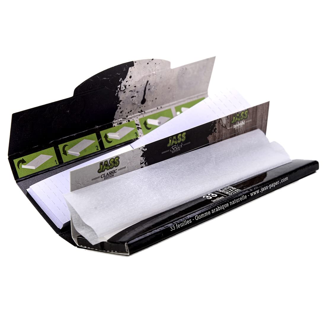 Cartine per sigarette JASS 2 in 1 (confezione da 24)