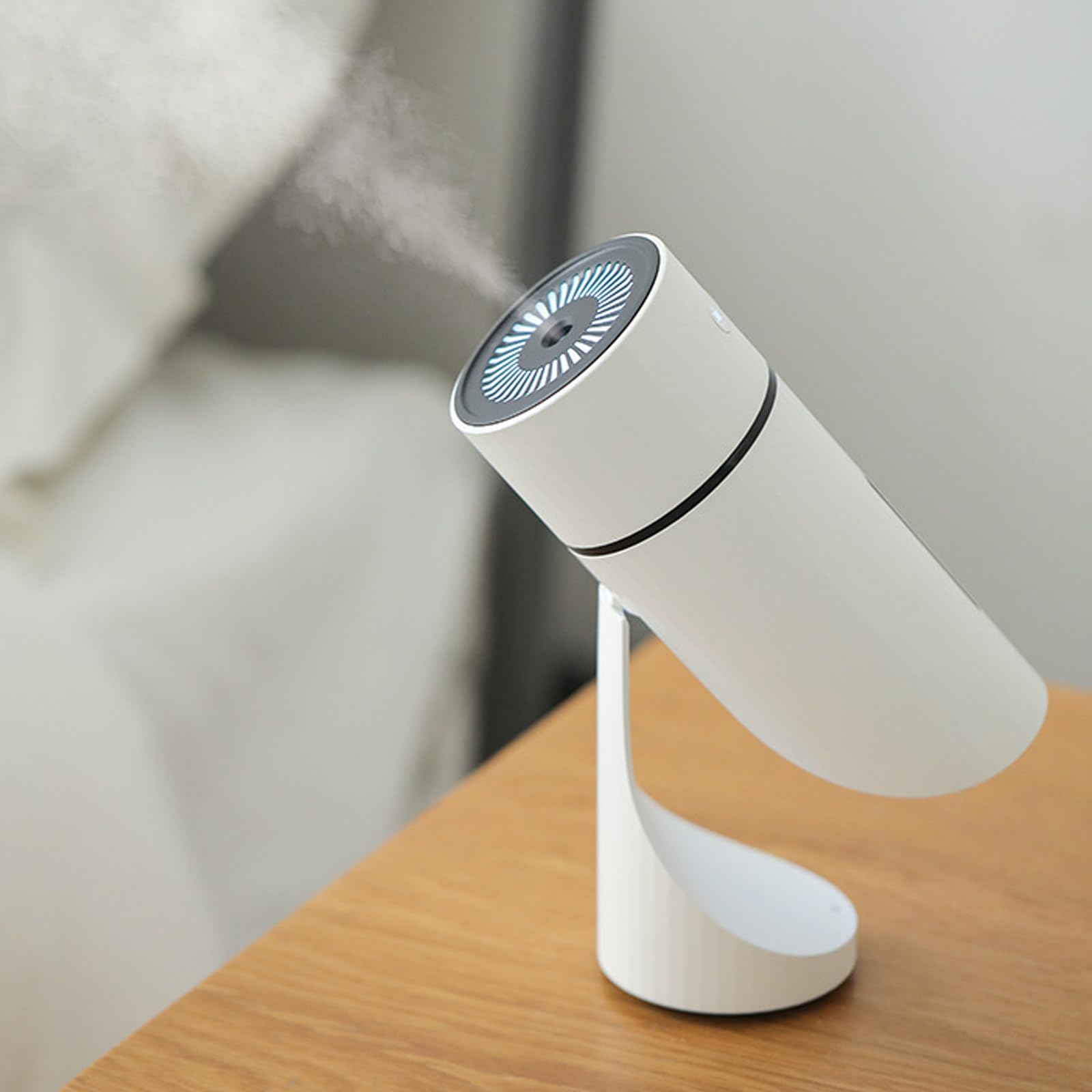 Humidificateur USB silencieux de bureau rechargeable avec veilleuse apaisante
