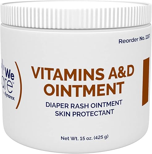 Miniatura 11 de Dynarex Vitaminas A & D Ungüento sin lanolina – Vitamina A y D ungüento protector para cortes menores, quemaduras, sarpullido del pañal y piel seca