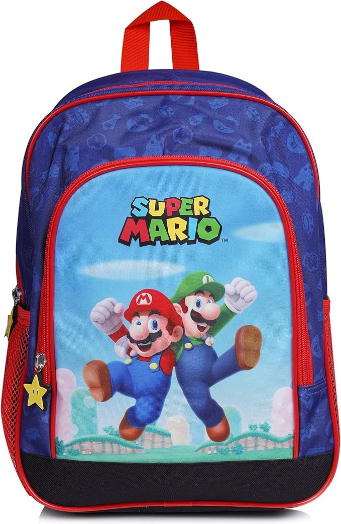 Super Mario Bros Super Mario Backpack For Boys Mario School