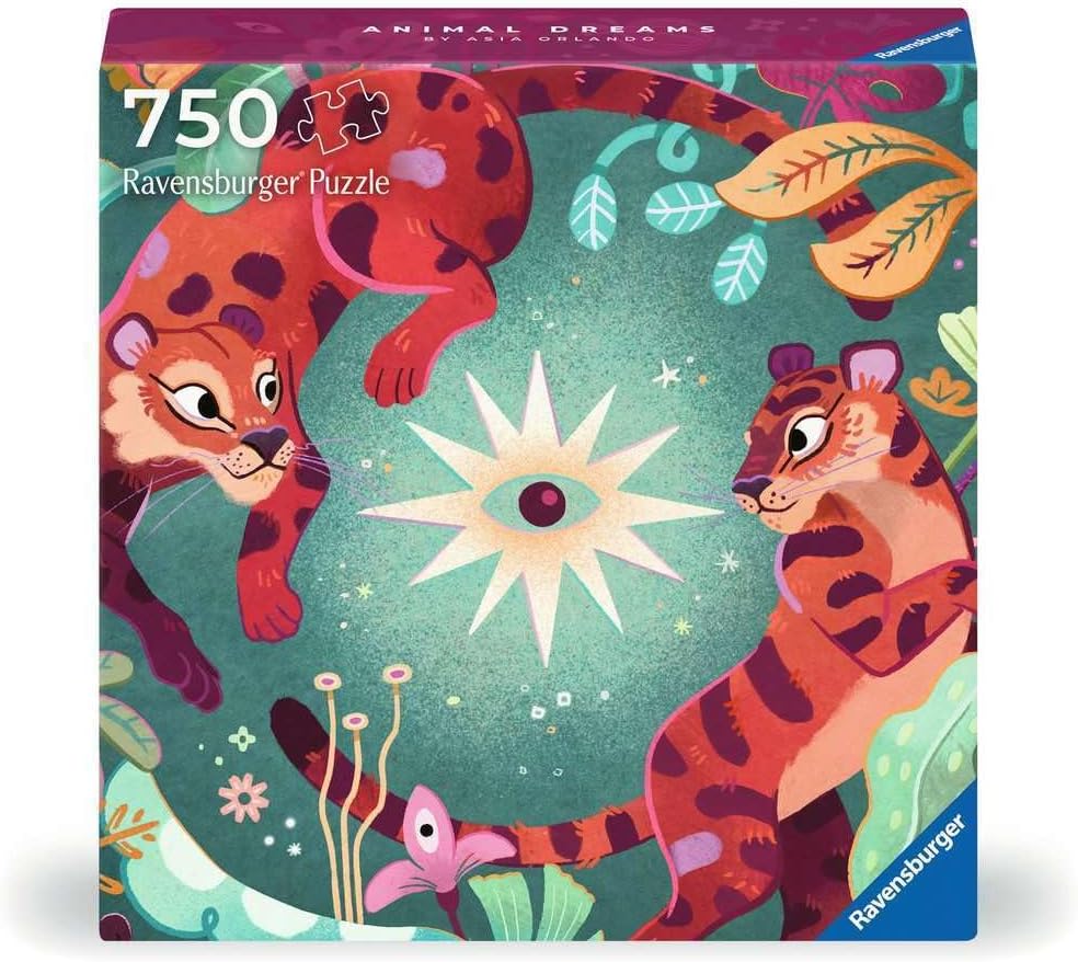Ravensburger Art & Soul: Animal Dreams 750 Piece Jigsaw Puzzle for Adults - 12001001 - Handcrafted Tooling, Made in Germany, Every Piece Fits Together Perfectly