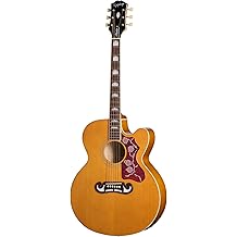 Epiphone J-200 Studio EC Jumbo Acoustic Electric, Natural with Bag