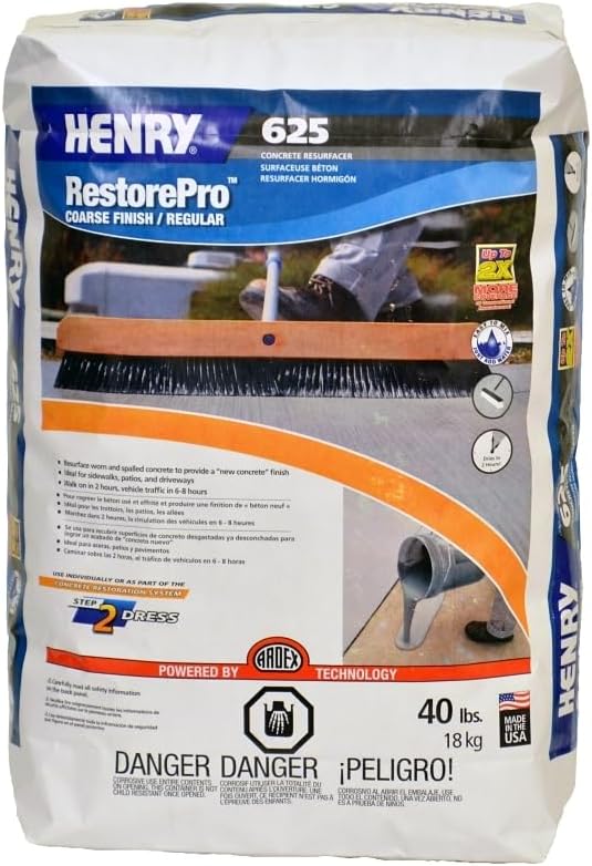 Henry, WW Company 16362 40 lb 625 Concrete Resurfacer