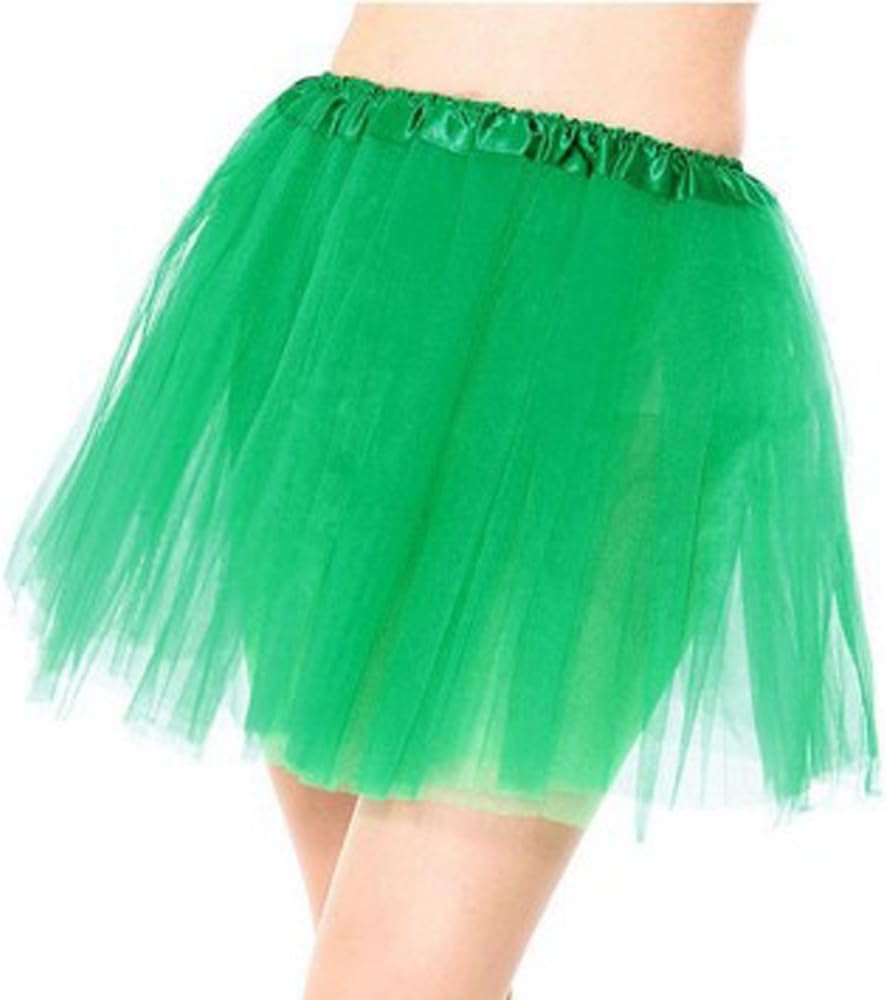 SRANDER Women's Classic Elastic 3 layered Tulle Tutu Skirt