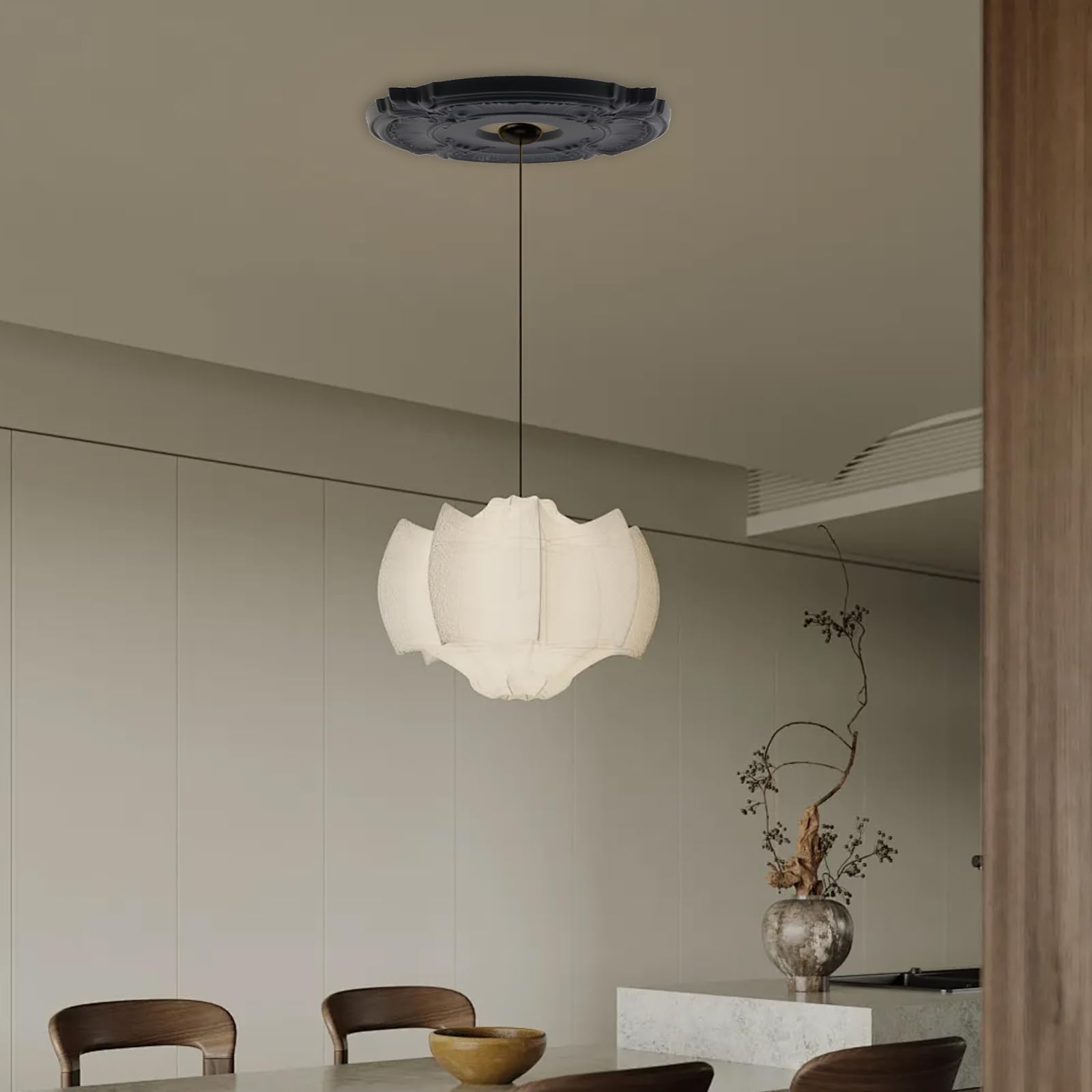 PU Ceiling Medallion - Decorative Home Lighting -6