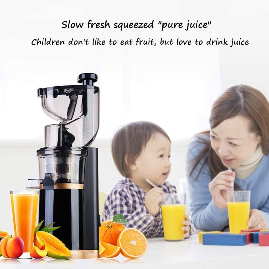 MIIKHI Juicer Juicer, Slow Juicer Masticating Juicer Machine, Juicers Whole Fruit and Vegetable with Reverse Function