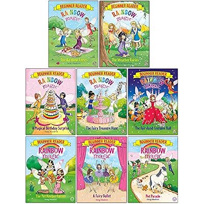 Rainbow Magic Beginner Readers 8 Books Collection Set by Daisy Meadows