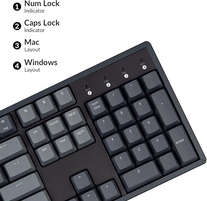 Teclado Mecánico Keychron K10J1 Full Size Bluetooth miniatura 8