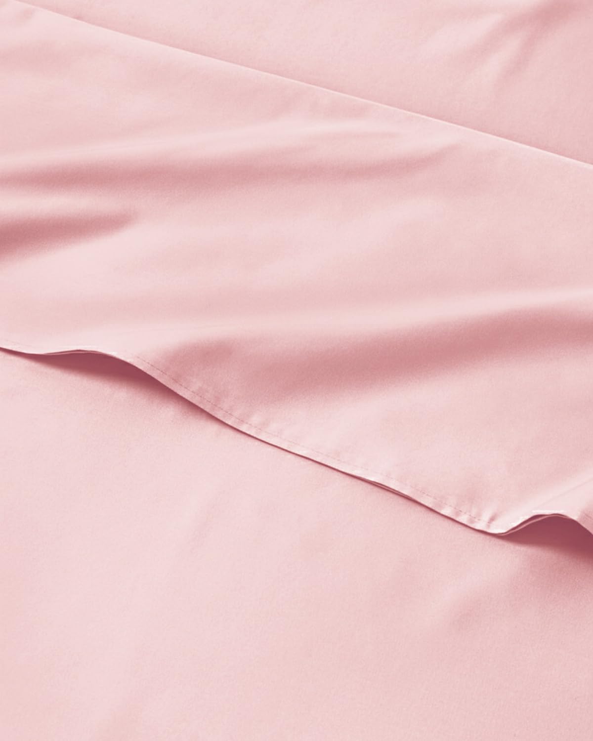 Kids Full Size Bed Sheet Set - 4 Piece Kids Loft Bed Sheets - Solid Pink Themed Bedding - Soft, Cute and Cozy - Breathable and Machine Washable - Bedding for Boys, Girls, Teens &amp; Toddlers - Oeko-Tex