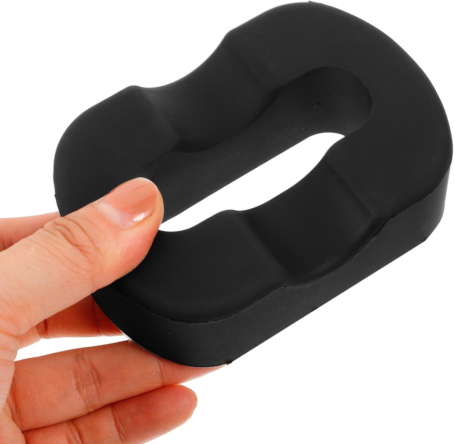 ULTECHNOVO Winch Fairlead Rubber Buffer Block Cable Protector for Off-Road Vehicle Winch Accessories Rope Guide Black