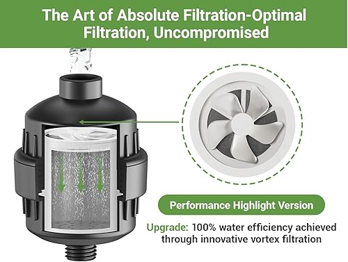 Miniatura 4 de El filtro de ducha de 25 etapas evita la acumulación de incrustaciones, revitaliza las uñas de la piel del cabello con agua purificadora, suavizante