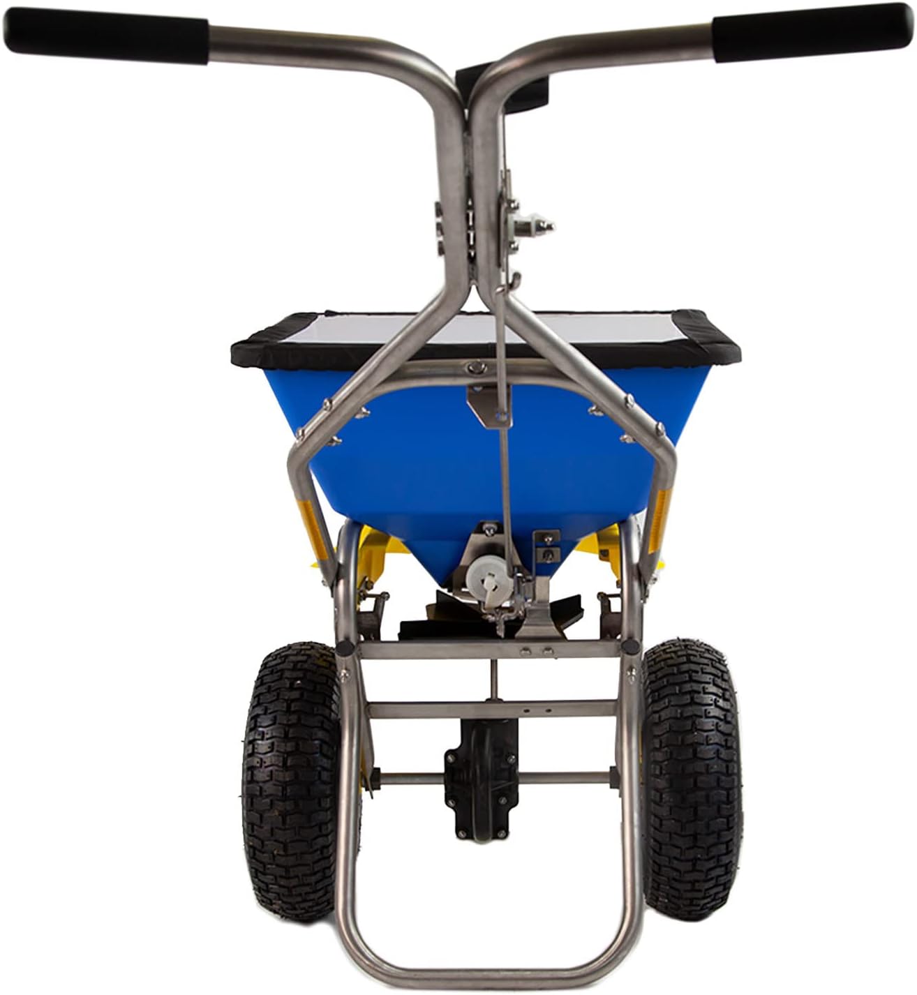 Spyker Winter Weather De-Icing Kit: Ergo-Pro 50 Pound Winter Spreader with 5 Pound Handheld Spreader