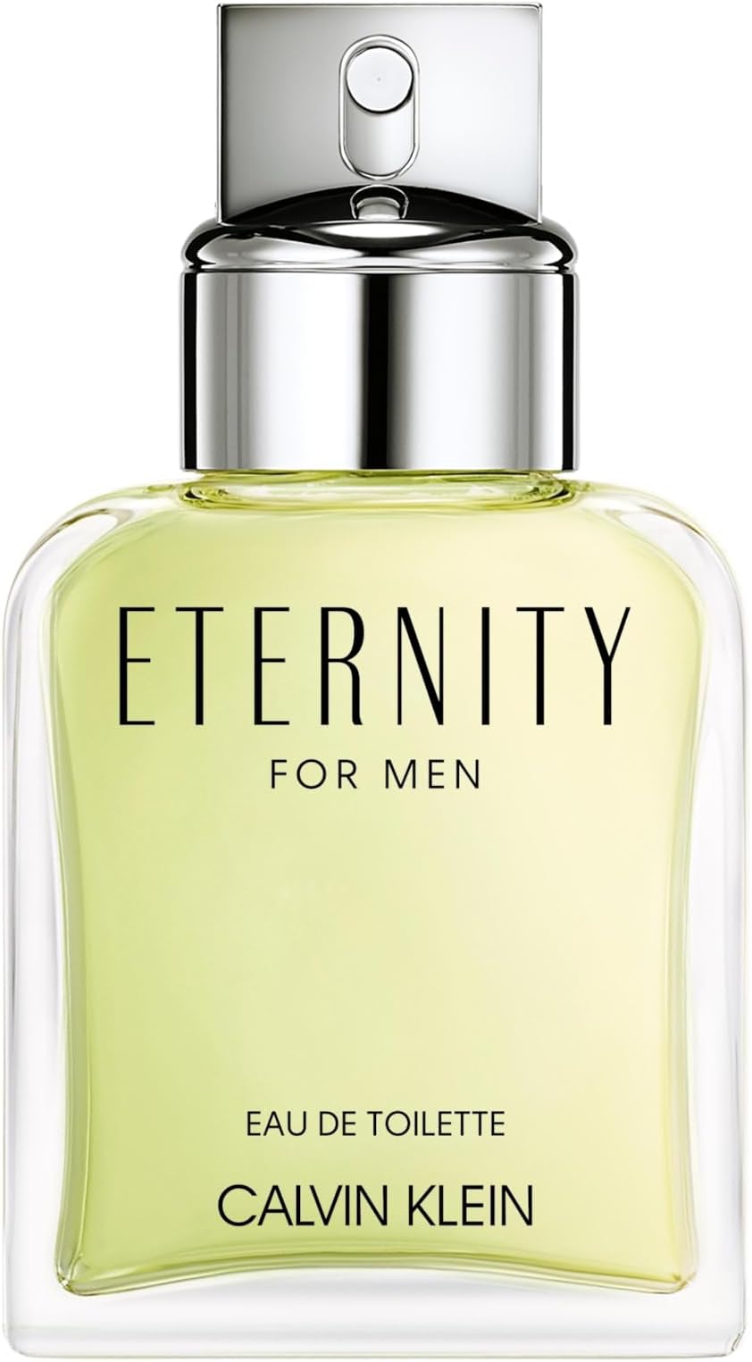 Calvin Klein Eternity for Men Eau de Toilette - Notes of fresh wood, bergamot, mandarin, earthy florals and rain drenched moss
