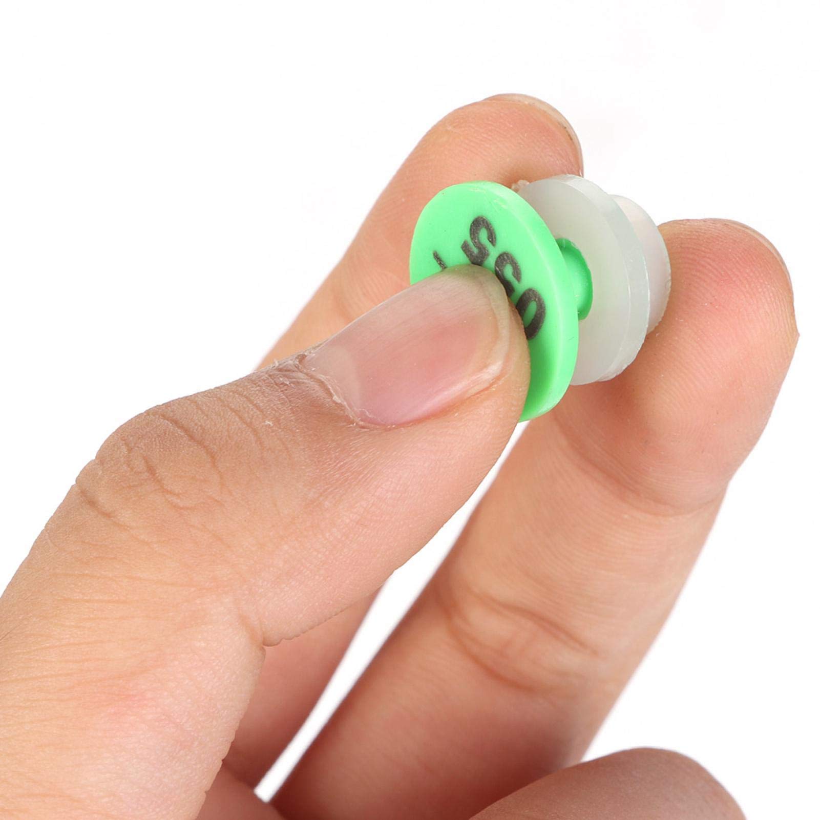 Pince à étiqueter d'oreille pour Animaux d'élevage, 100 pièces étiquette d'oreille en Plastique pour Animaux d'élevage de qualité pour étiquette de marqueur de Chien de Lapin(Vert)