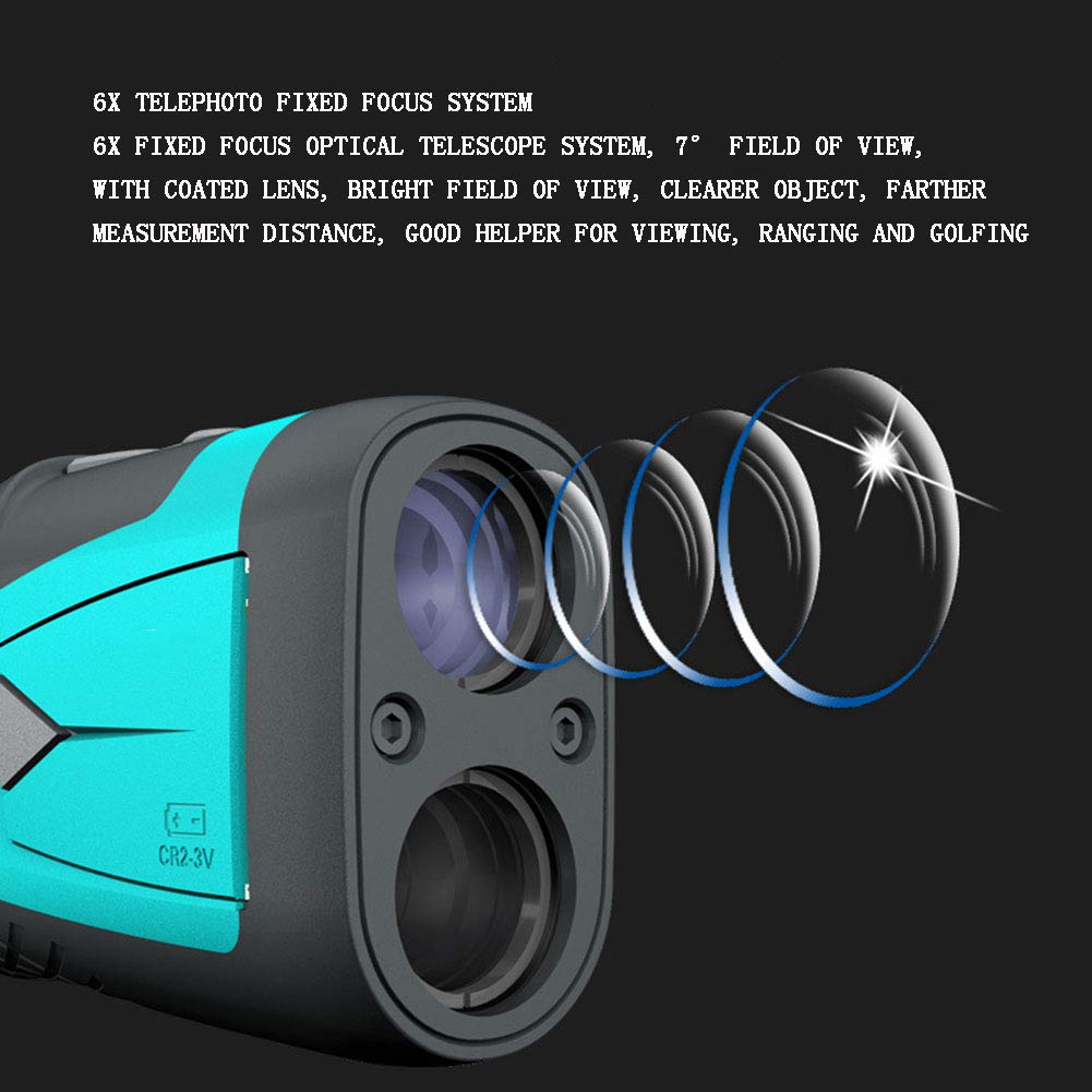 AIZYR Télémètre Laser, Télémètre Chasse - Infrarouge De Poche Règle Électronique De Haute Précision, Mini Portable, Compensation Balistique De Golf, Mesure Rapide