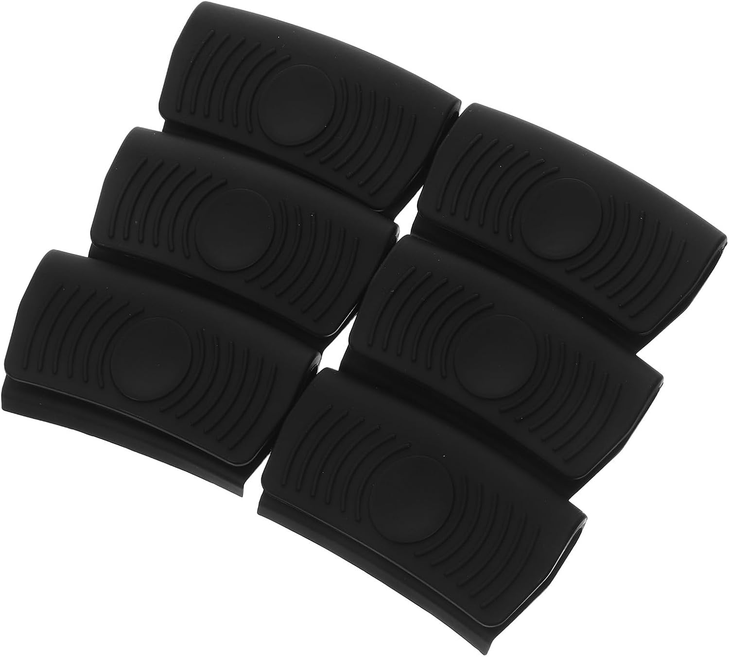 Alipis Silicone Pot Handle Grips Pan and Wok Handle Covers Heat Resistant 3 Pairs Non-slip Cooker Grip Covers Universal Compatibility for Kitchen Cooking