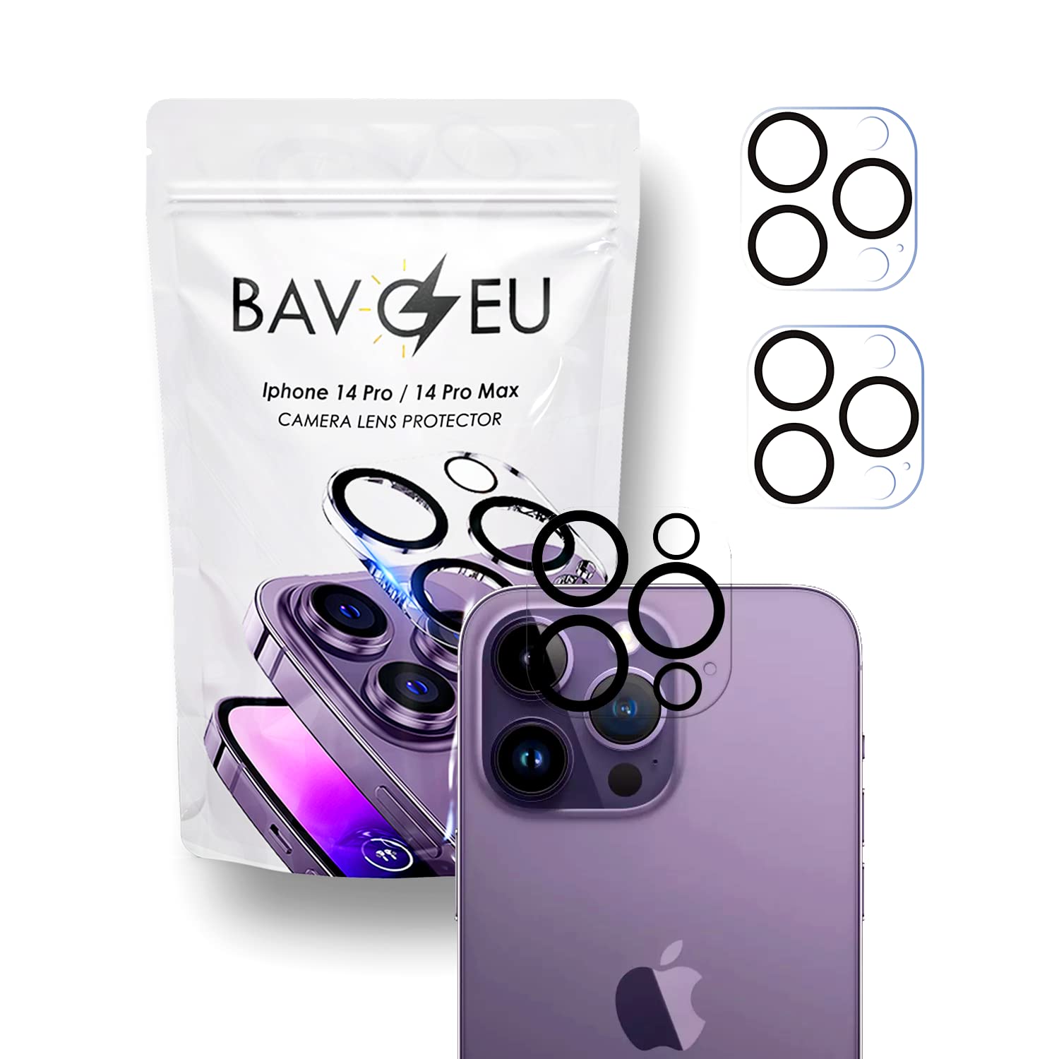 Bavcieu® 2 Pack Camera Lens Protector for iPhone 14 Pro 6.1" ＆ iPhone 14 Pro Max 6.7",Tempered Glass,9H Hardness,Ultra HD,Anti-Scratch,Case Friendly (Camera Tempered) (B0BKY8X78Q) Amazon Price History, Amazon Price Tracker