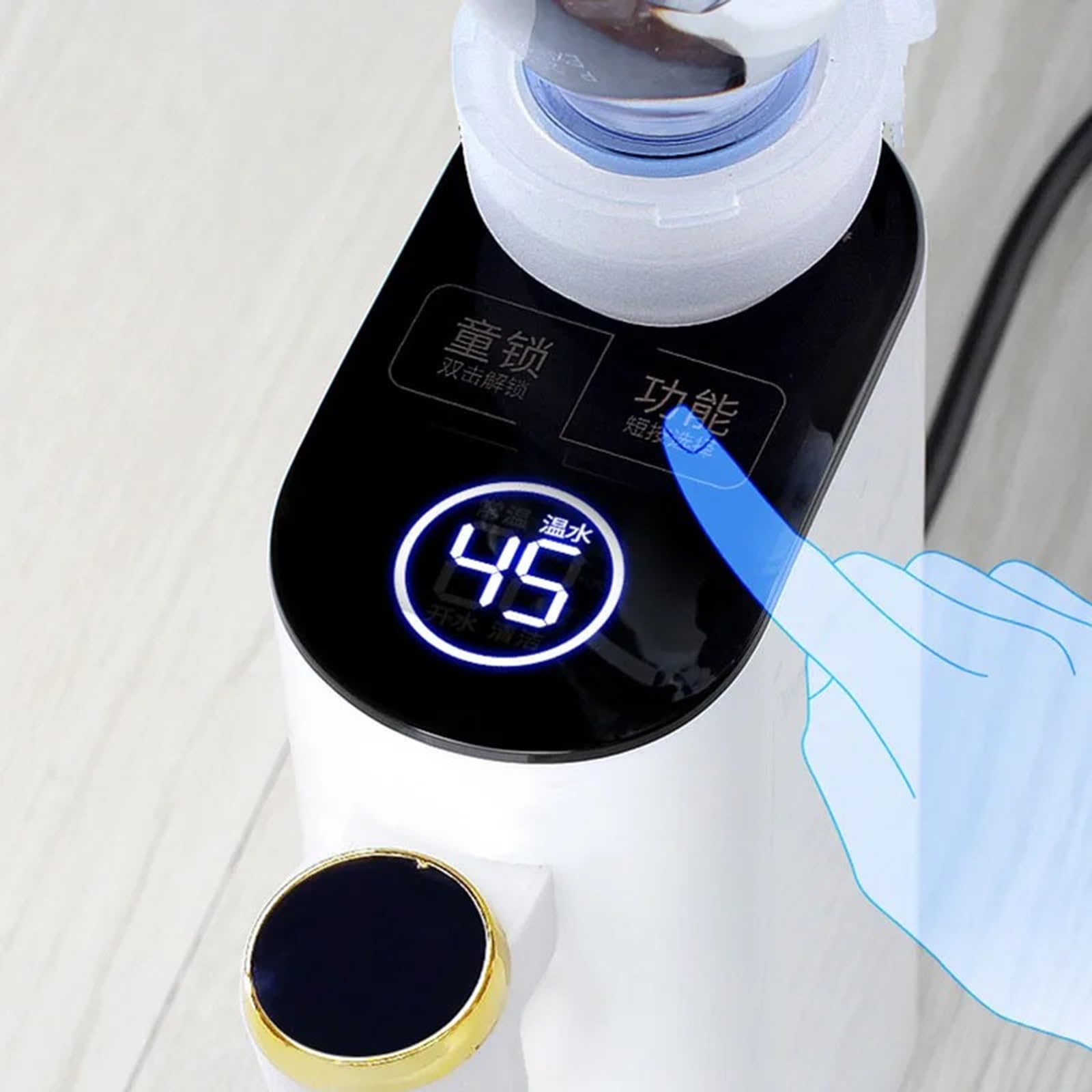 Dispenser di Acqua Distributore istantaneo di riscaldamento dell'acqua calda, portatile, da viaggio, riscaldatore da tavolo, pompa, bottiglia for bere, caldaia, bollitore elettrico Erogatore di Acqua