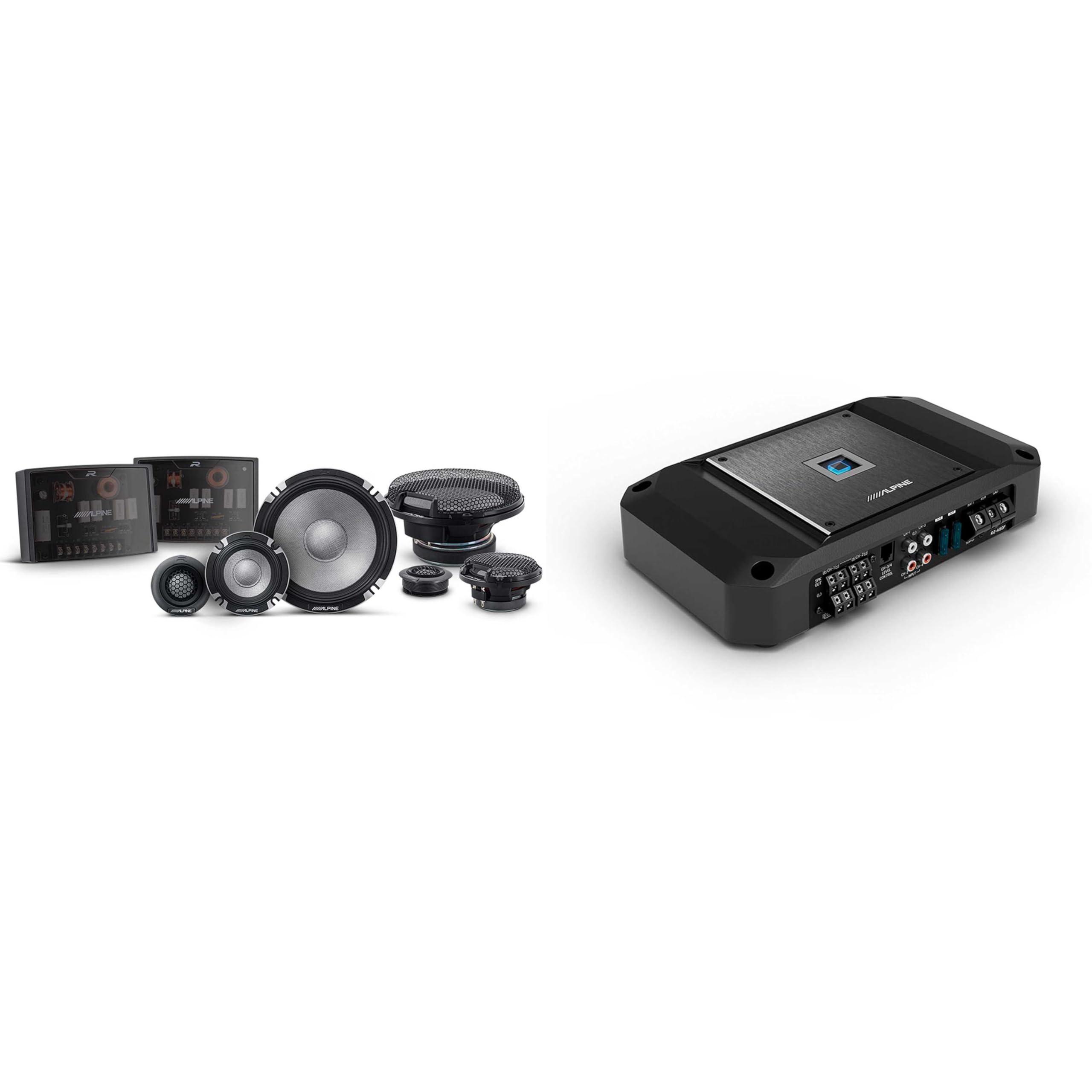 Alpine R2 4 Channel Amp & R2-S653 6.5