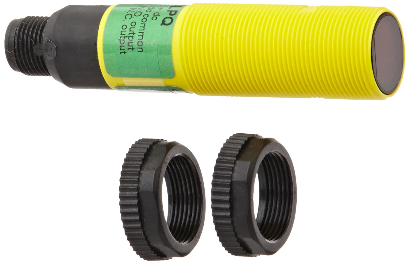 Banner S18SP6LPQ EZ Beam Sensor, Retroreflective Mode, Polarized, Visible Red LED, DO Output Type, 4-Pin European Style QD, 2m Range, 10-30VDC Supply Voltage