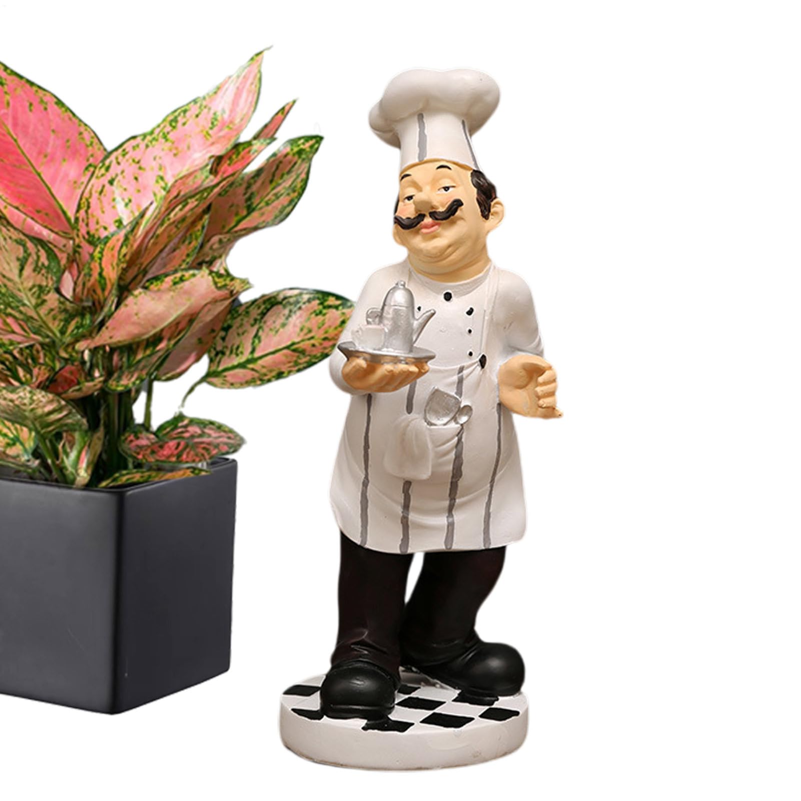 Kochfiguren für,Koch-Statue für,Kochkochen kleine Statue - Harz Tisch