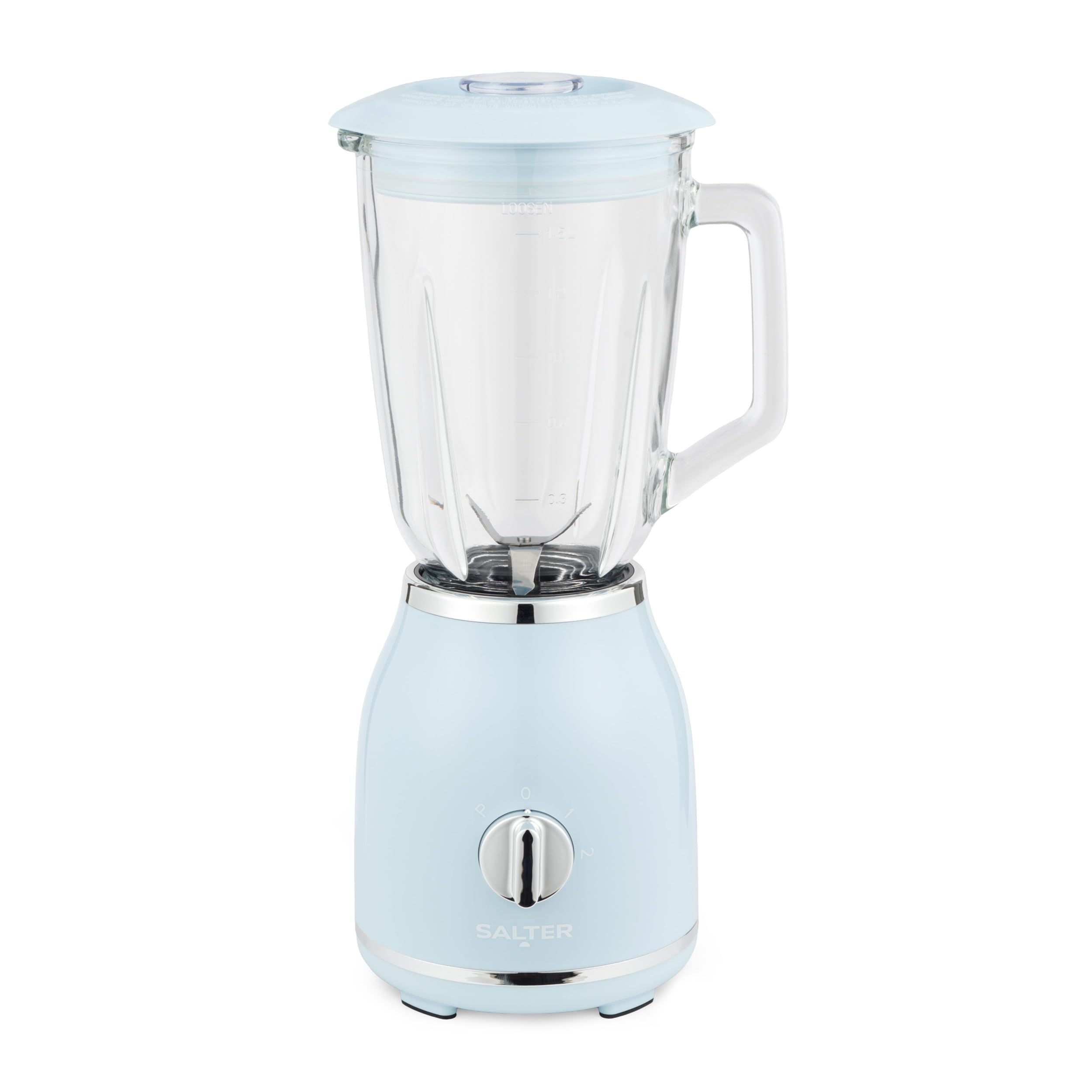 Salter Retro Jug Blender, Glass 1.5 L, 2 Speed Pulse, Blue โ image 1