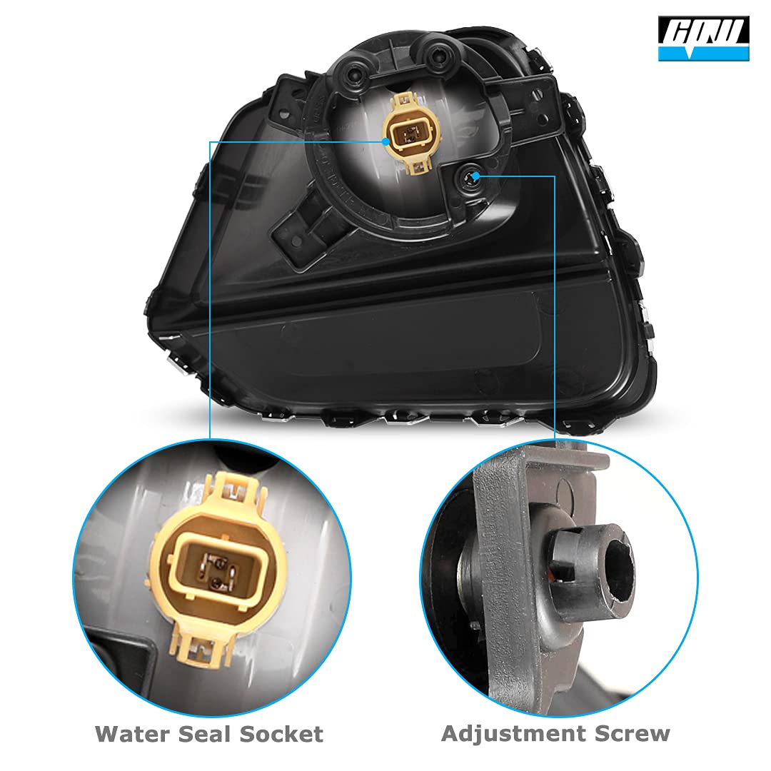 CPW Fog Lights Assembly for [2017 2018 2019 2020 Chevrolet Trax] Fog Lamp Replacement Fog Lights + Switch + Wiring Kit