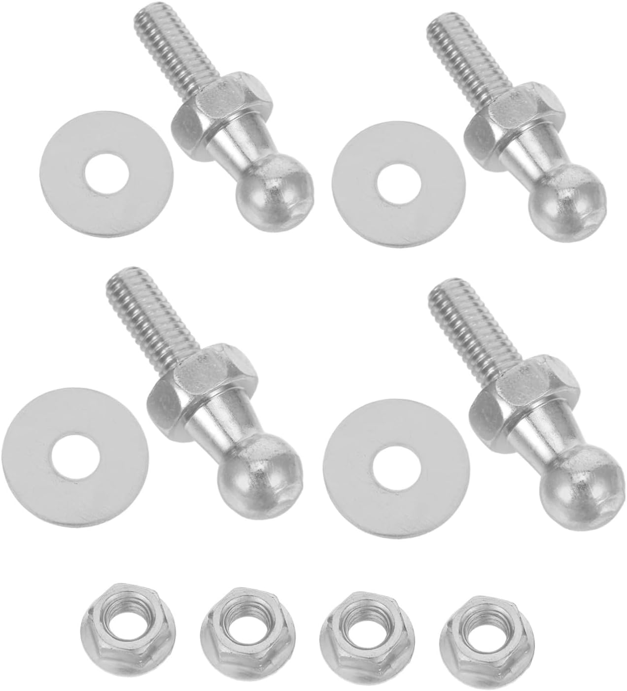 10mm Ball Stud Bolts 4 Pack Alloy Replacement for Gas Springs