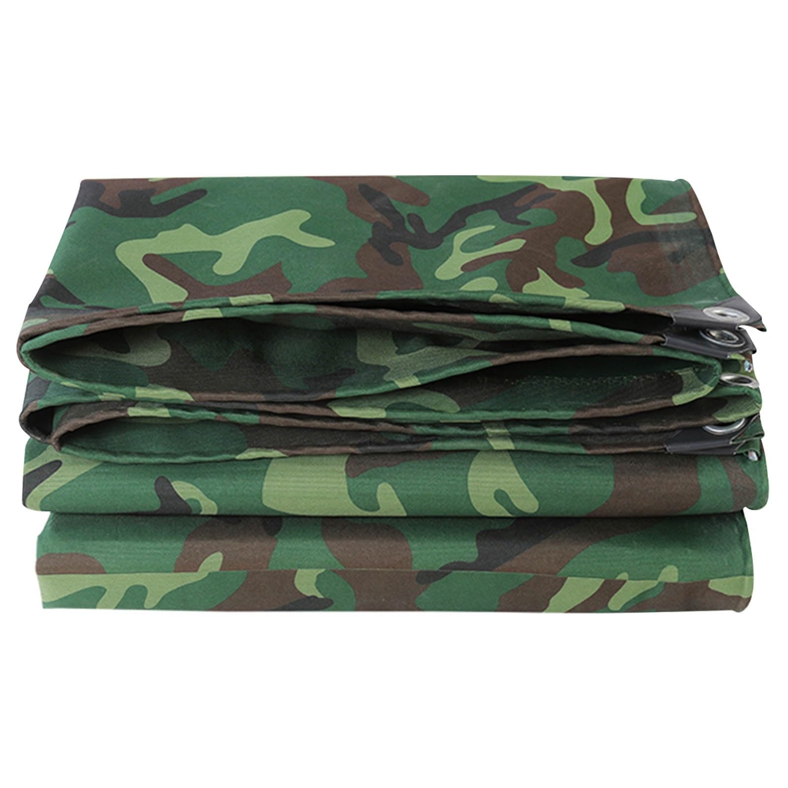 Lona de camuflaje impermeable de PVC resistente a roturas para emergencias de lluvia y viento