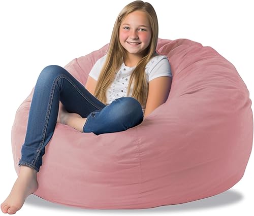 Bean Bag Cover for Organizing Plush Memory Foam Stuffed Animal Bean Bag Storage Soft Washable Premium Corduroy Organizer Keep Room Clutter Stuffable (Without Filling) X-Large