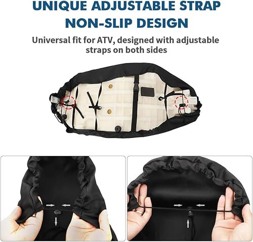 Miniatura 3 de Fundas de asiento de ATV universales resistentes al agua para deportistas Rancher Foreman Scrambler Kodiak Polaris Scrambler, etc