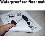 50PCS Paper Floor Mats for Cars,15 X 19 Inch Cars Floor Protector,Automotive Mat Covers Protector, for Automotive Vehicle（White）
