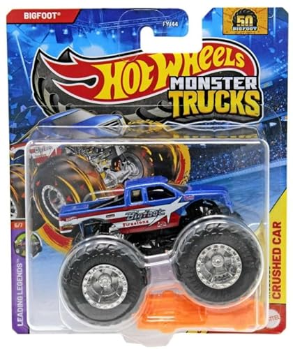 Hot Wheels Monster Trucks Bigfoot Leading Legends, 1:64 Scale Die-Cast Vehicle, Series 6/7