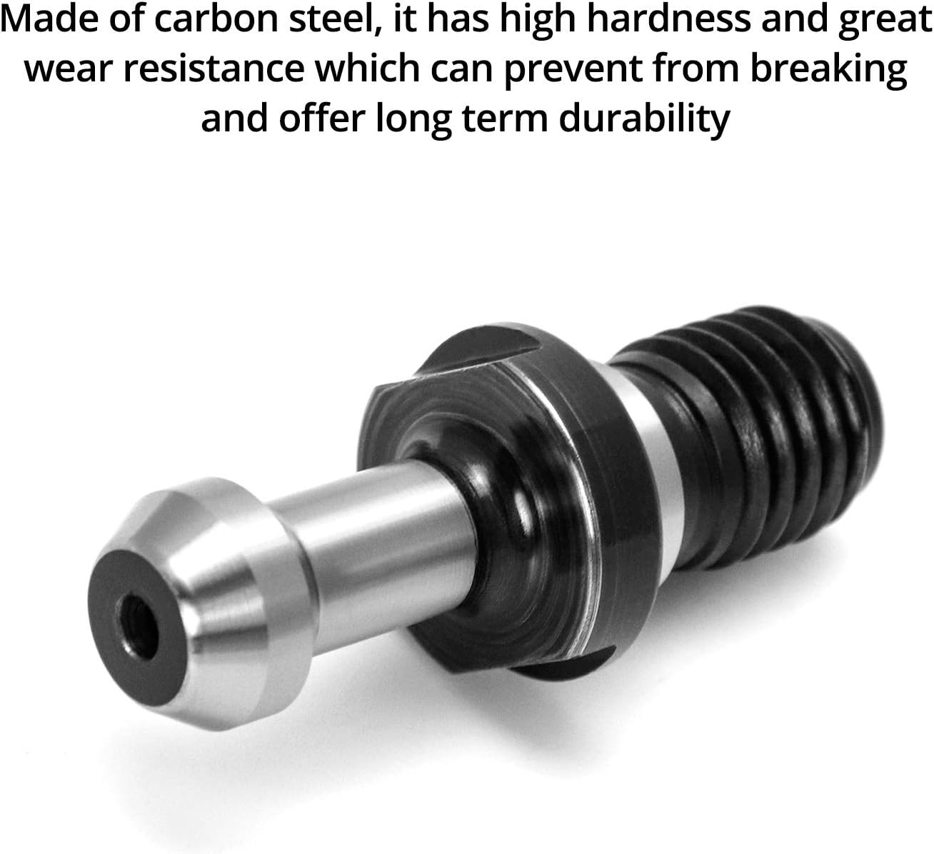 QWORK 10Pcs CAT40 45°Pull Stud Retention Knob for HAAS CAT 40 CNC Tool Holder Replace# 202-5925